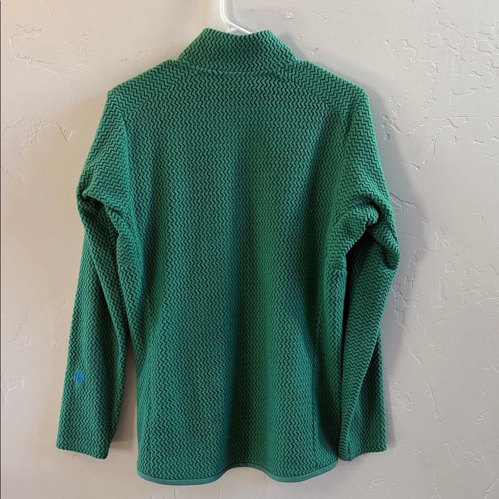 Patagonia Green Women's Half-Zip Sweater. Size large. - Picture 2 of 3